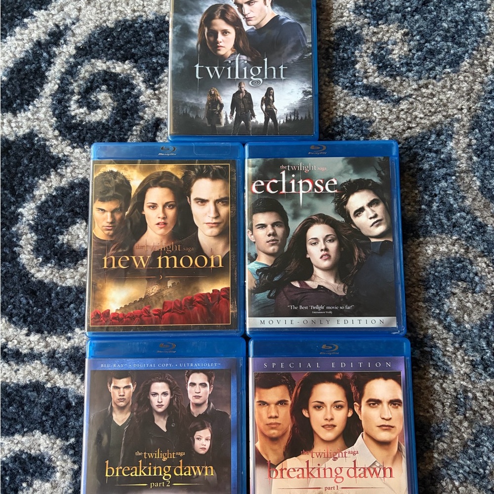 Twilight Saga Blu-ray Collection 5 movies 5 set
